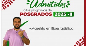 Listado de admitidos programas de posgrado 2025-II